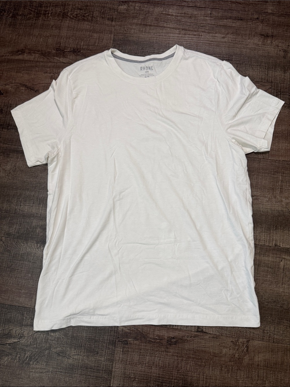 RHONE Men's White Crew Neck T-Shirt
